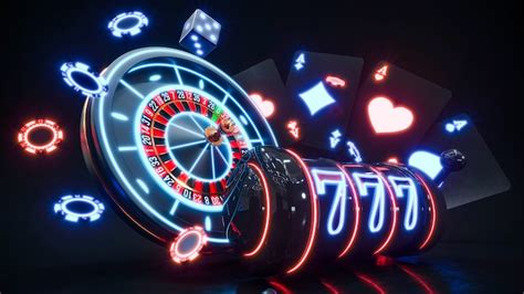 neon poker chips